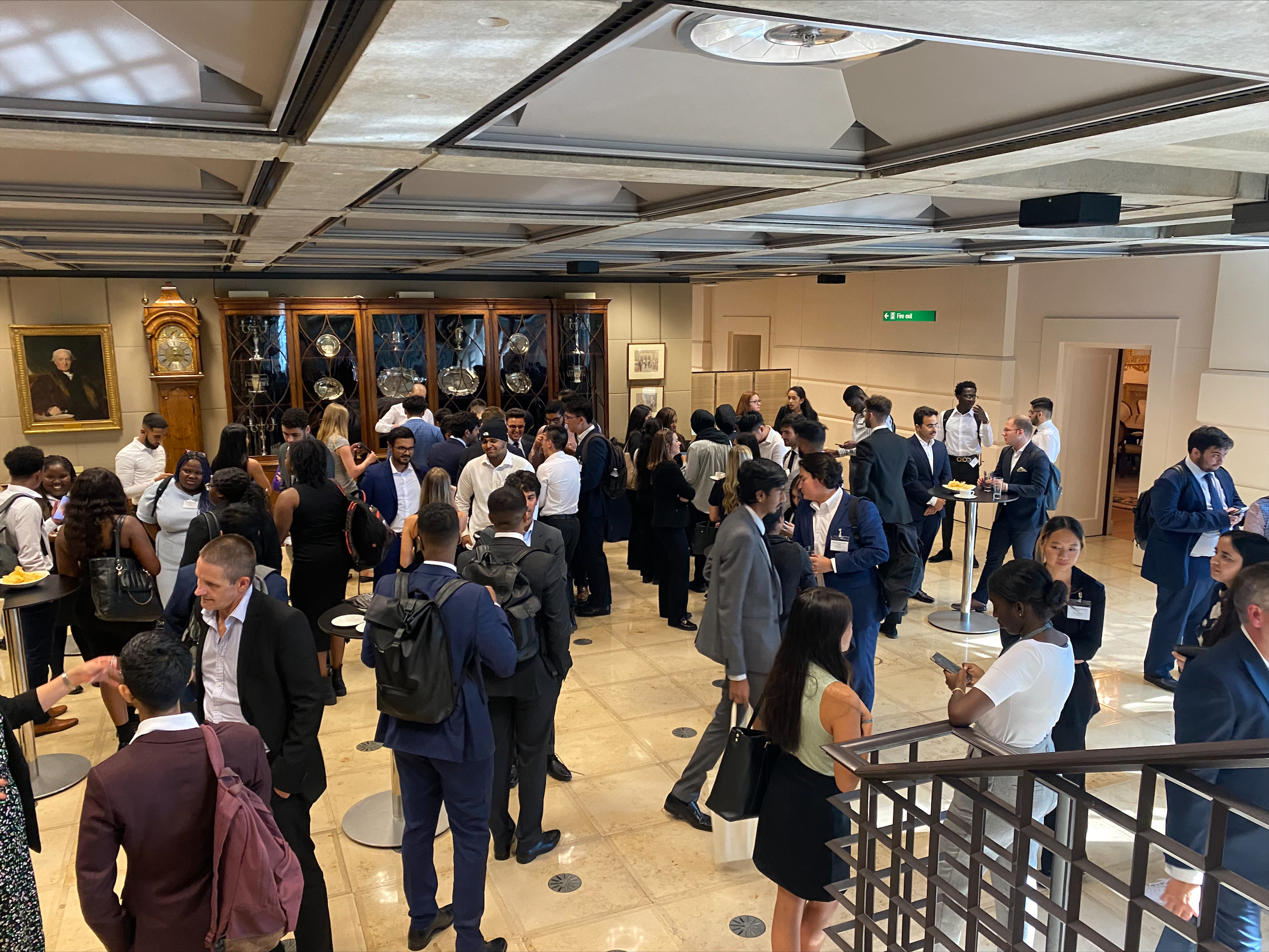 Students attending the Step into Insurance event at Lloyd's